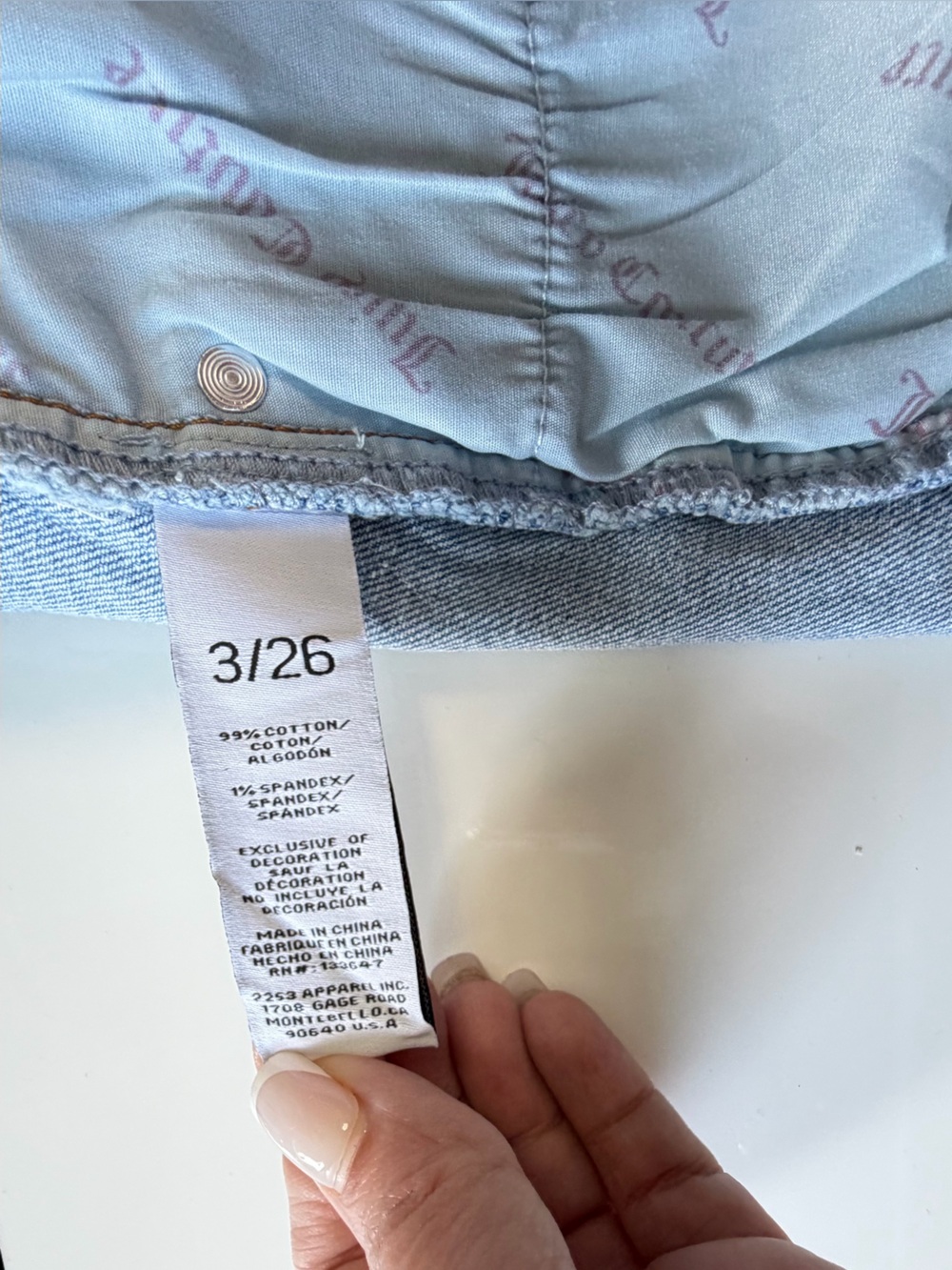🎀 ✨ NWT Juicy Couture Y2K Style Denim Mini Skirt - Size 3/26 ✨🎀 - Picture 13 of 13
